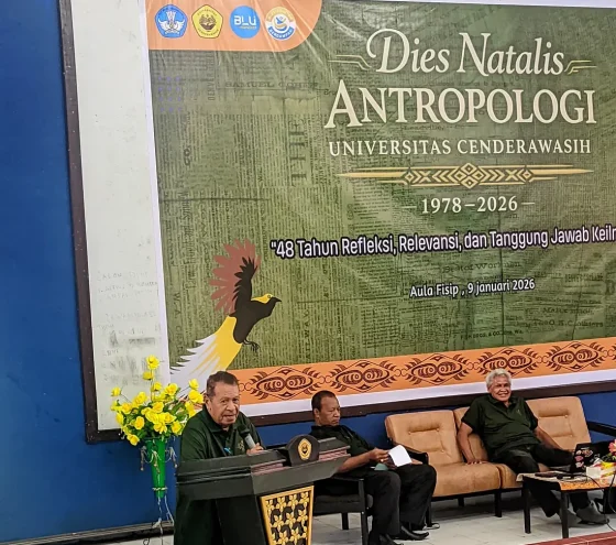 “48 Tahun Refleksi, Relevansi & Tanggung Jawab Keilmuan” menjadi tema dalam acara Dies Natalis Antropologi ke-48th.